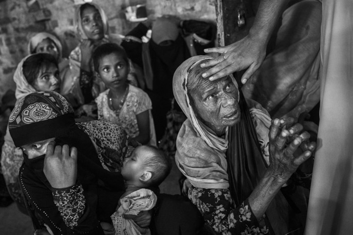 مسلمانان _ ارتش میانمار بنگلادش _ مجموعه عکس " پناهندگان روهینگیا "