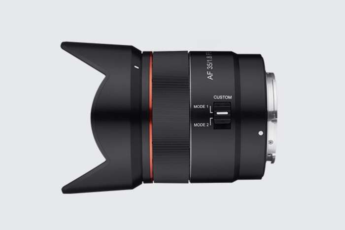 رونمایی سامیانگ از لنز فوکوس خودکار F1.8 برای دوربین های سریE سونی