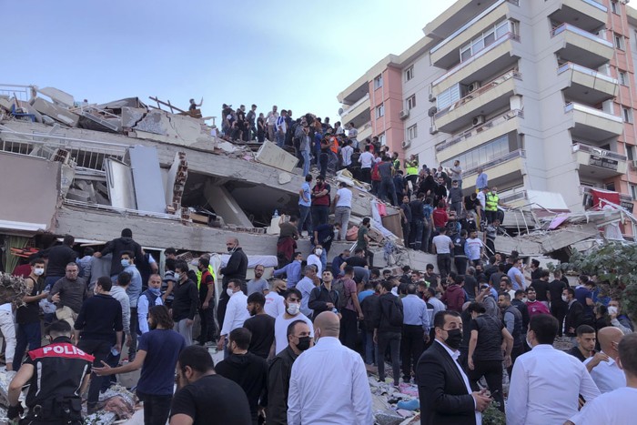 زلزله شدید ازمیر _ زمین لرزه شدید در ترکیه