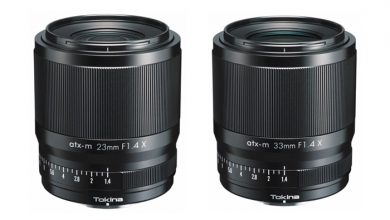 توکینا از لنزهای 33و23 mm با دیافراگم F/1.4 سری atx-m رونمایی کرد