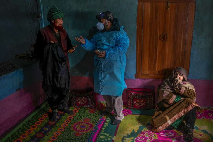 واکسیناسیون در منطقه کوهستانی کشمیر