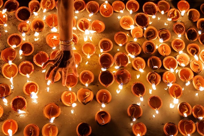 جشن چراغانی هندوها در سراسر جهان