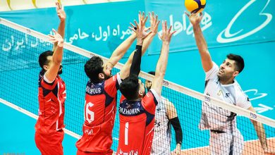 دیدار تیمهای والیبال فولاد سیرجان ایرانیان و پیکان تهران