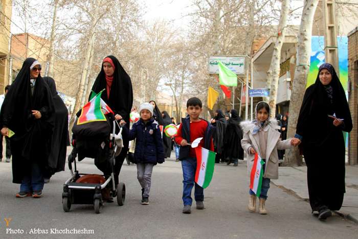 راهپیمایی ۲۲ بهمن در شهرستان محلات