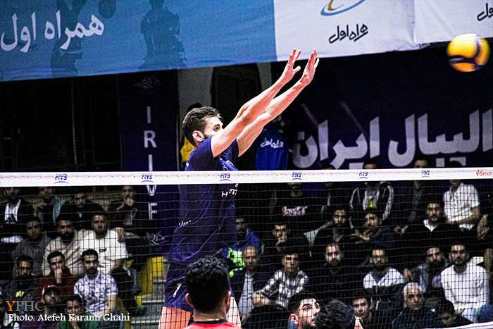 دیدار تیم های والیبال پیکان تهران و فولاد سیرجان