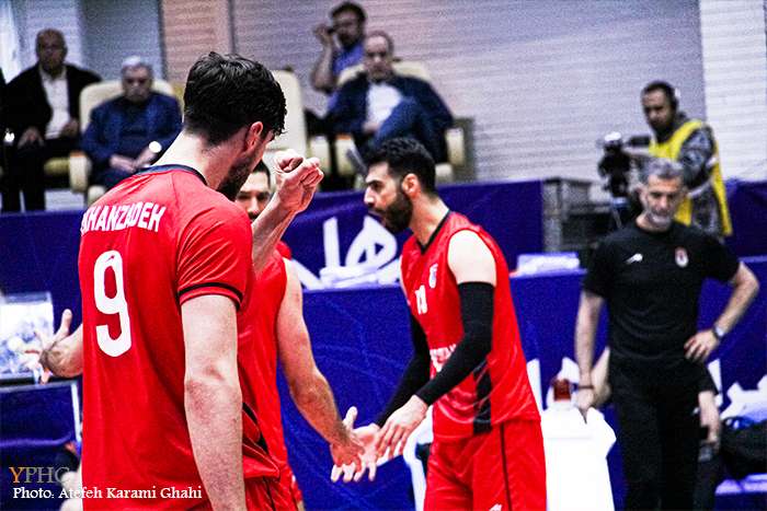 دیدار تیم های والیبال پیکان تهران و فولاد سیرجان