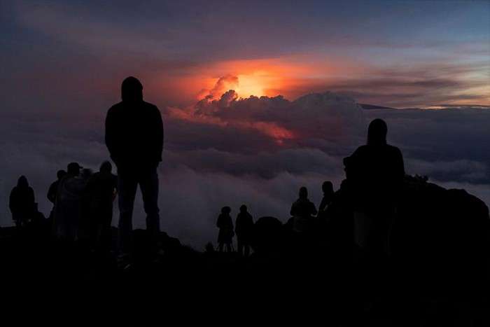 فوران آتشفشان Mauna Loa در هاوایی