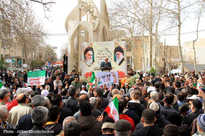 راهپیمایی ۲۲ بهمن در شهرستان محلات